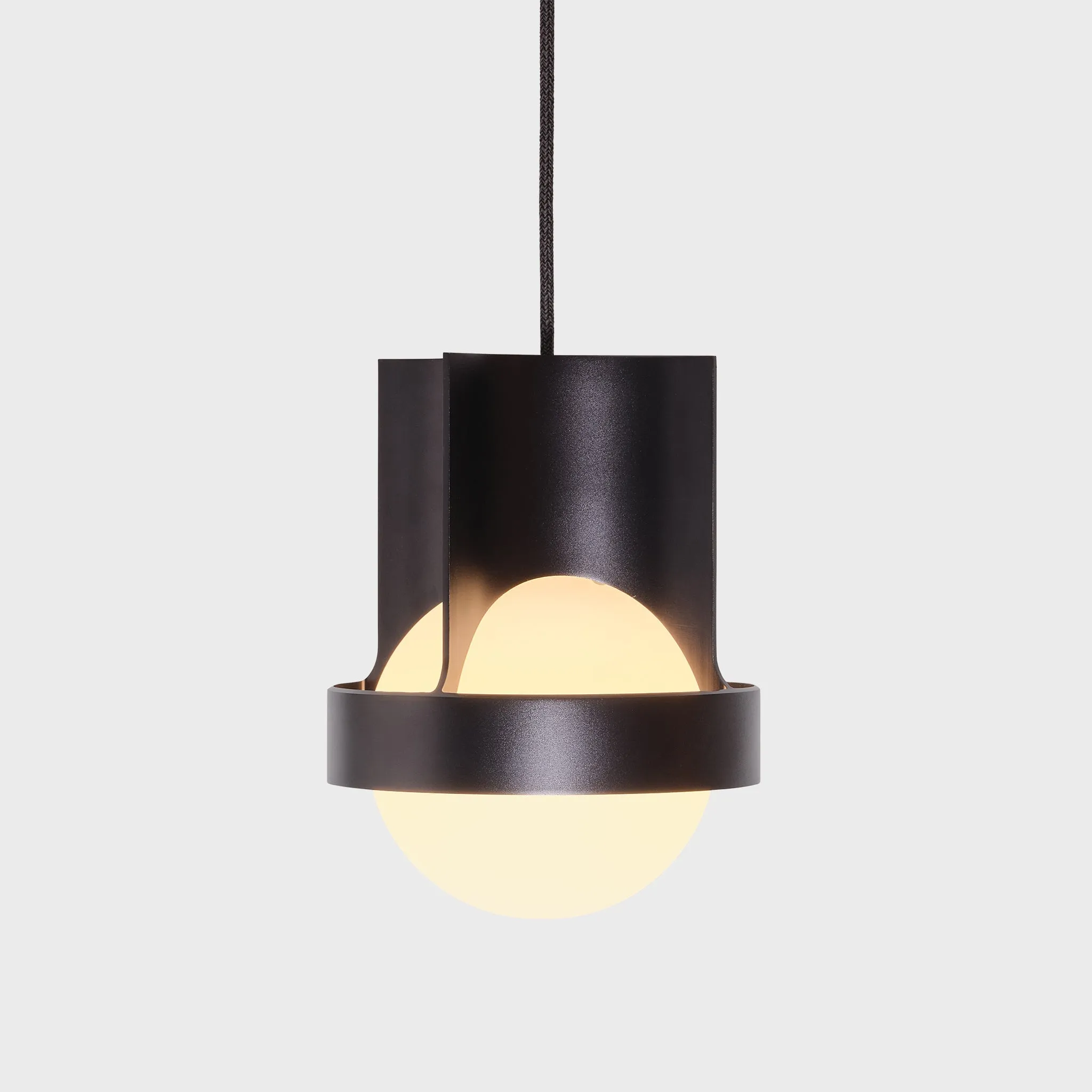 Loop Single Pendant in Dark Grey   Sphere IV