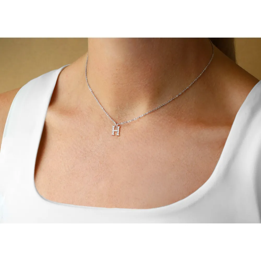 Love Letters H Necklace