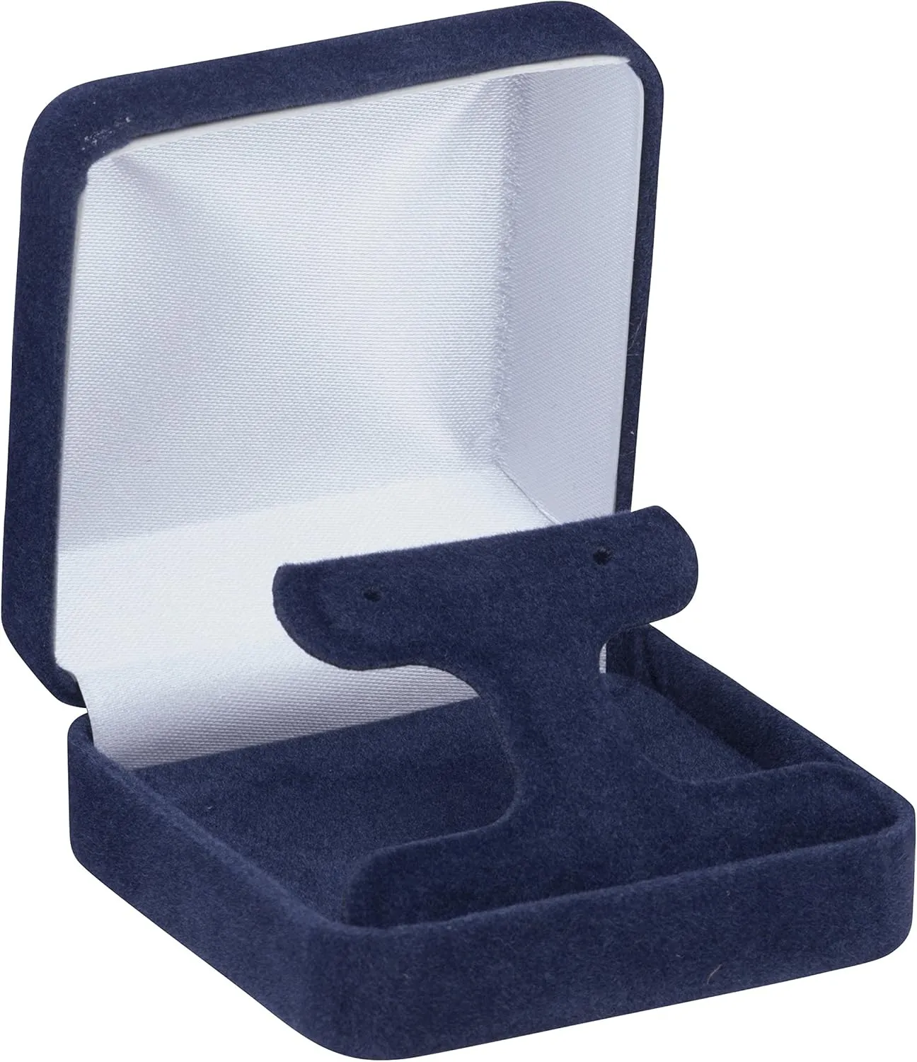 Luxury Rounded-Top Velvet T-Style Earring Box for Women & Girls  Jewelry Gift Box Ideal for Hanging Earrings & Hoops  Earring Case with Velour Interior and Satin Inner Top