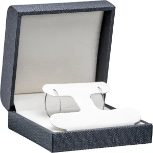 Luxury Weave Textured Large T-Style Earring Gift Box for Women & Girls  Jewelry Box Ideal for Hoops, Hanging Earrings  Earring Case with Soft Suede Interior and Matching Outer Box