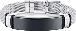 Mai & Claire 925 Sterling Silver Bible Verse Bracelet For Men And Women - Casual Laser Christian Lord's Prayer Cross Bracelet Inspirational Faith Love Jewelry