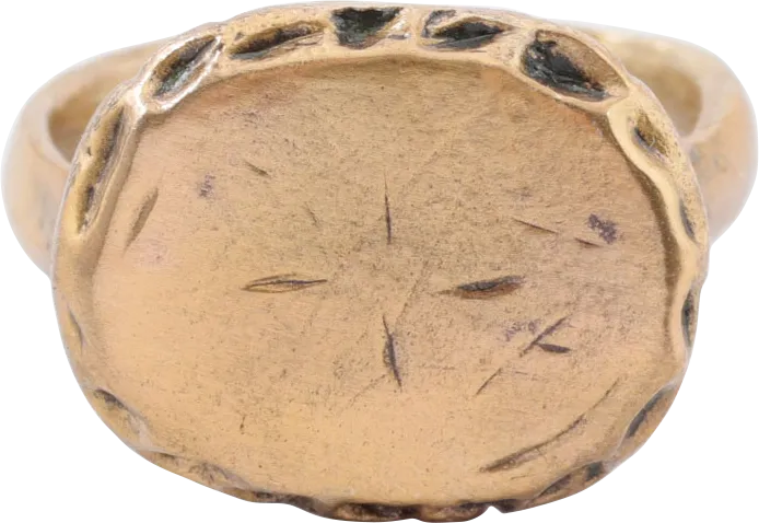 MEDIEVAL EUROPEAN RING 10th-16th CENTURY SIZE 9