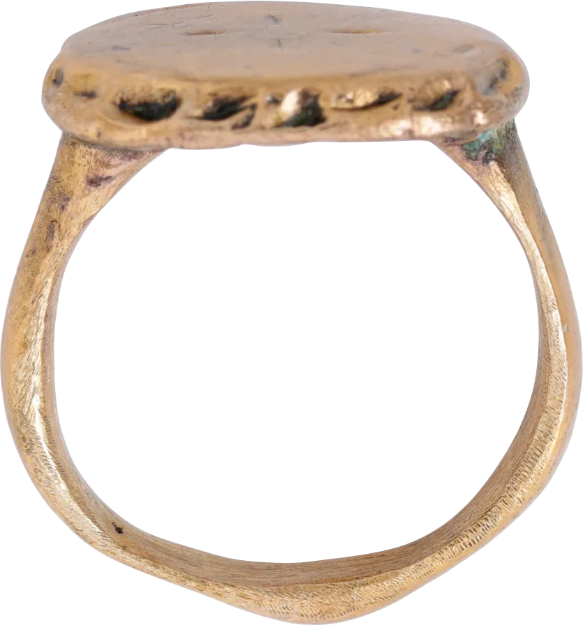 MEDIEVAL EUROPEAN RING 10th-16th CENTURY SIZE 9