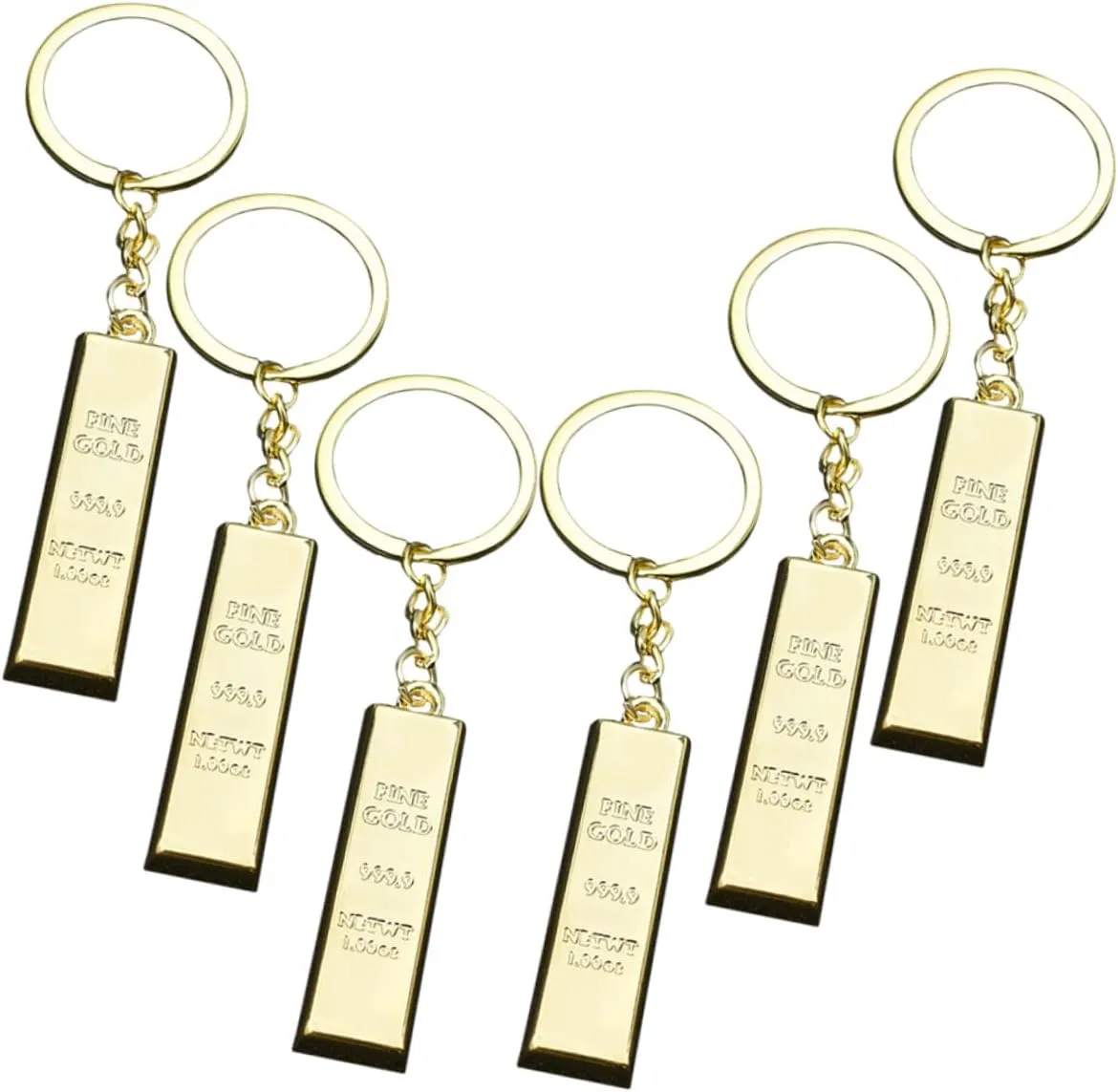 MERRYHAPY 6Pcs Key Chain Rings Elaborate Key Pendants Key Rings Ornaments for Keys and Accessories