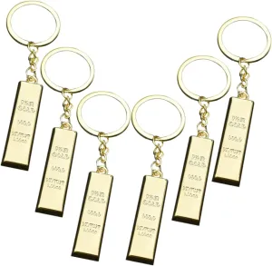 MERRYHAPY 6Pcs Key Chain Rings Elaborate Key Pendants Key Rings Ornaments for Keys and Accessories