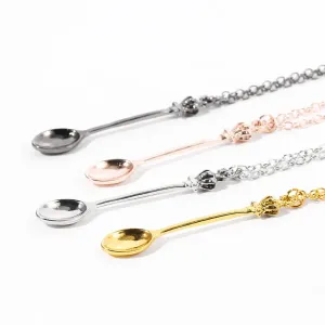 Miniature Spoon Pendant Necklace