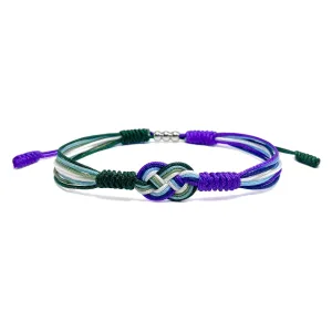 MLM Infinity Bracelet, Gay Men Bracelet, LGBTQIA  Pride Loving Men Wrist Wrap Bracelet, Surfer String Bracelet, Boho Rope Bangles for Him (MLM)