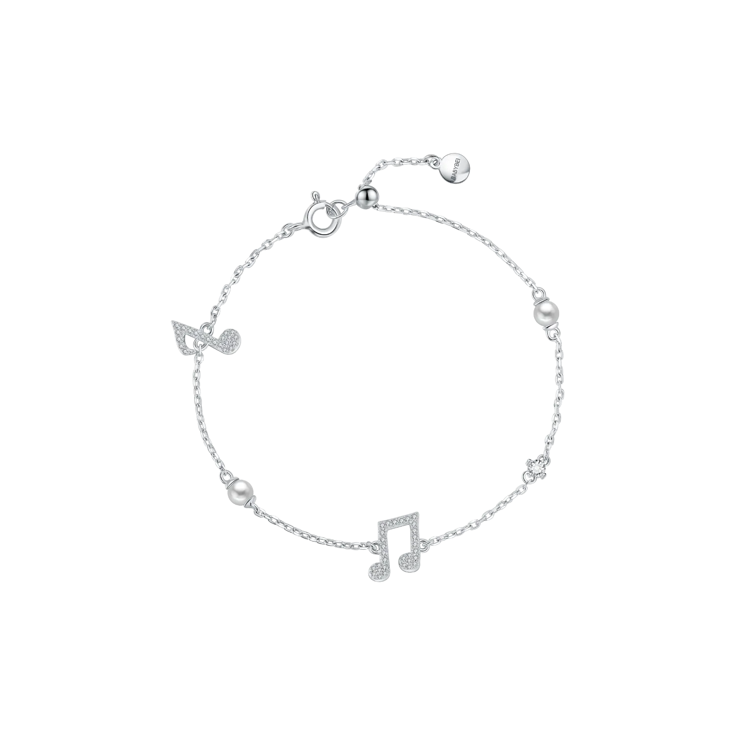 Music Note Pave Bracelet
