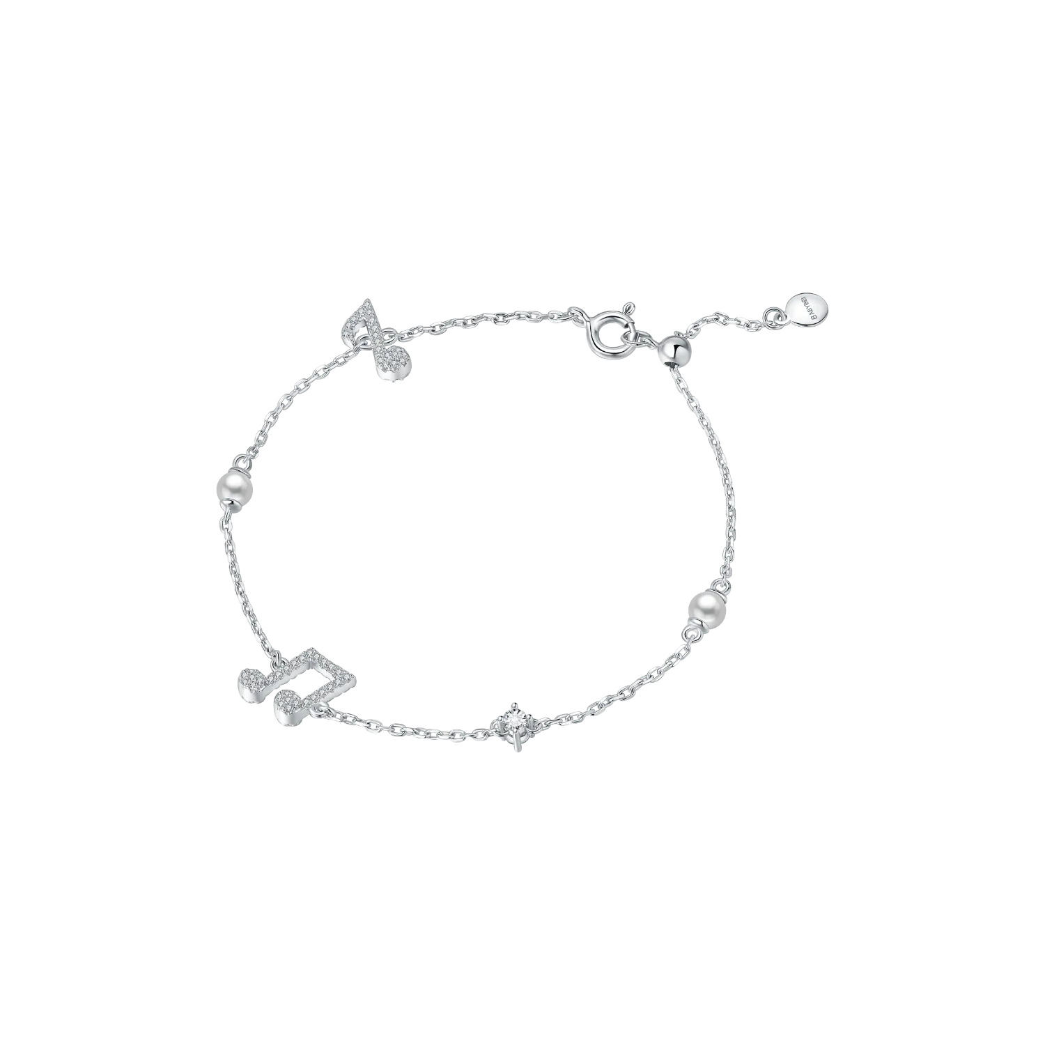 Music Note Pave Bracelet