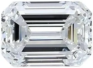 Natural White Diamond Emerald Cut, D Grade, 1 Carat Loose Gemstone - Certified, High Quality, GIA/IGI Graded, Ideal for Engagement Rings and Fine Jewelry