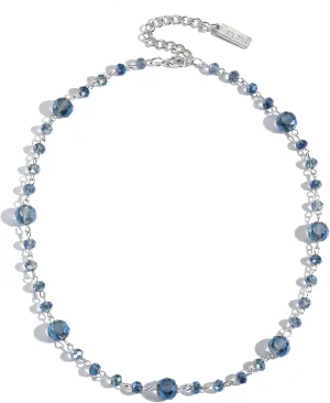 Necklace for Women Trendy, Beaded Necklace Crystal Beads Strand Jewelry, Statement Necklace Choker Necklaces for Women