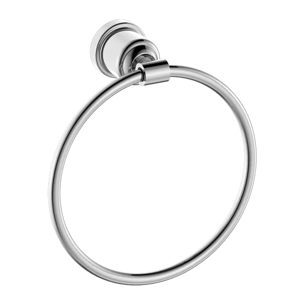 Nero York Towel Ring Chrome