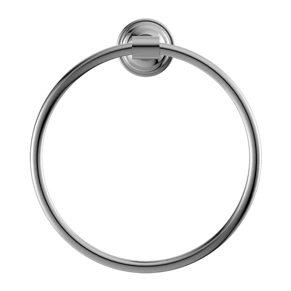 Nero York Towel Ring Chrome