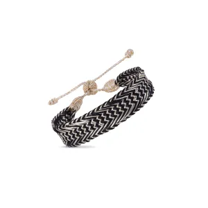Nerry n°1 Bracelet Gold & Silver Ebony