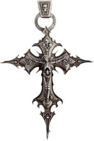 New 2025 Arrival Dante Purgatory Cross Necklace Vintage Christian Passion Jesus Cross Pendant Male and Female Catholic Amulet Jewelry Gift with for You Accessories Trendy Creative Gift