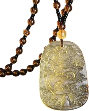 New 2025 Vintage Christian Obsidian Jesus Statue Pendant Necklace Catholic Prayer Amulet Jewelry Men Women Decoration Jewelry Commemorative with for You Accessories Trendy Creative Best for Gift