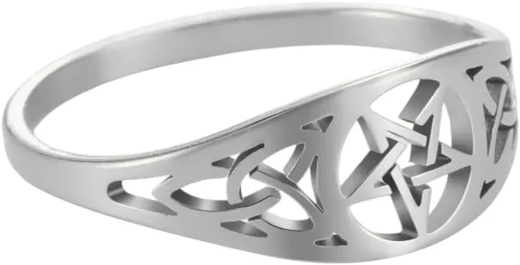 New 2026 Unisex Menorah Ring Jewish Magen Judaica Hebrew Israel Faith Lamp Hanukkah Stainless Steel Finger for Women and Men Jewelry Fashion Luxury Accessories Creative Gift for Women and Men