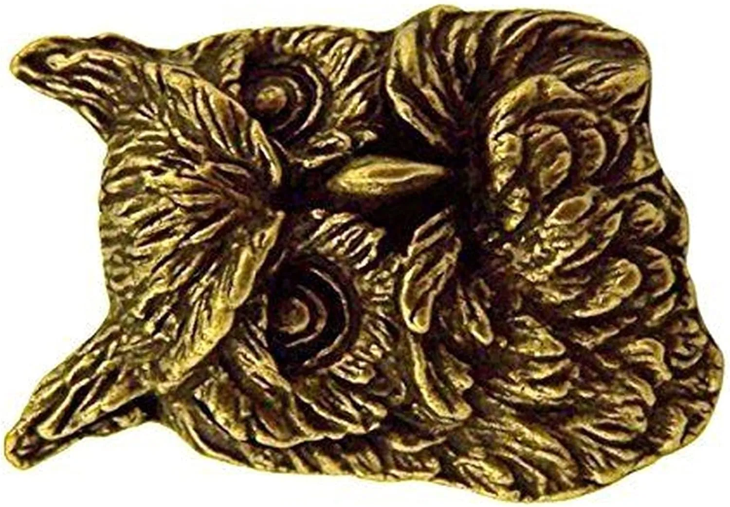 New Bronze Tone High Relief 3-Dimensional Owl School Mascot Pin, 1In to Elevate Your Style with Religious Jewelry TEH0327WIXX