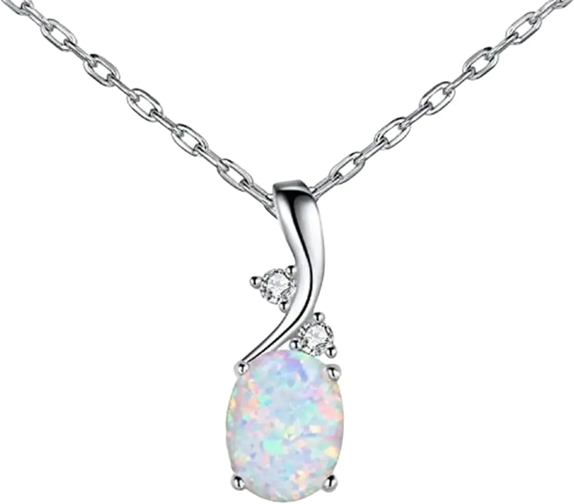 New for Arrival Imitation Water Drop Opal Pendant Necklace for Women Her Party Glamour Jewelry Wedding Band Accessories Jewelry Fashion Accessories for You