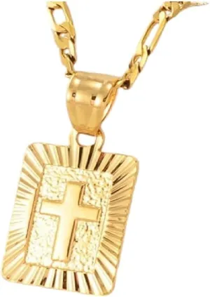 New For Trendy 2025 Christian Cross Necklaces Women Men Gold Color Christianity Crucifix Classic Jewelry Charm Jesus Pendant Jewelry Fashion Accessories Creative Gift