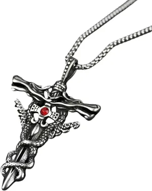 New for Trendy 2025 Vintage Christian Jesus Statue Pendant Necklace Men Women Fashion Faith Catholic Prayer Jewelry Fashion Accessories Creative Gift