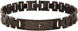 Our Father Prayer Bracelet Catholic Christian Religious Evil Protection Bracelets For Women Teen, 6 Pack
