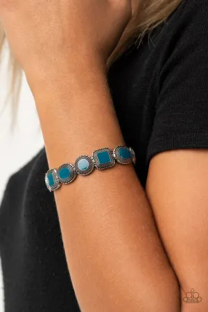Paparazzi Bracelet ~ Vividly Vintage - Blue