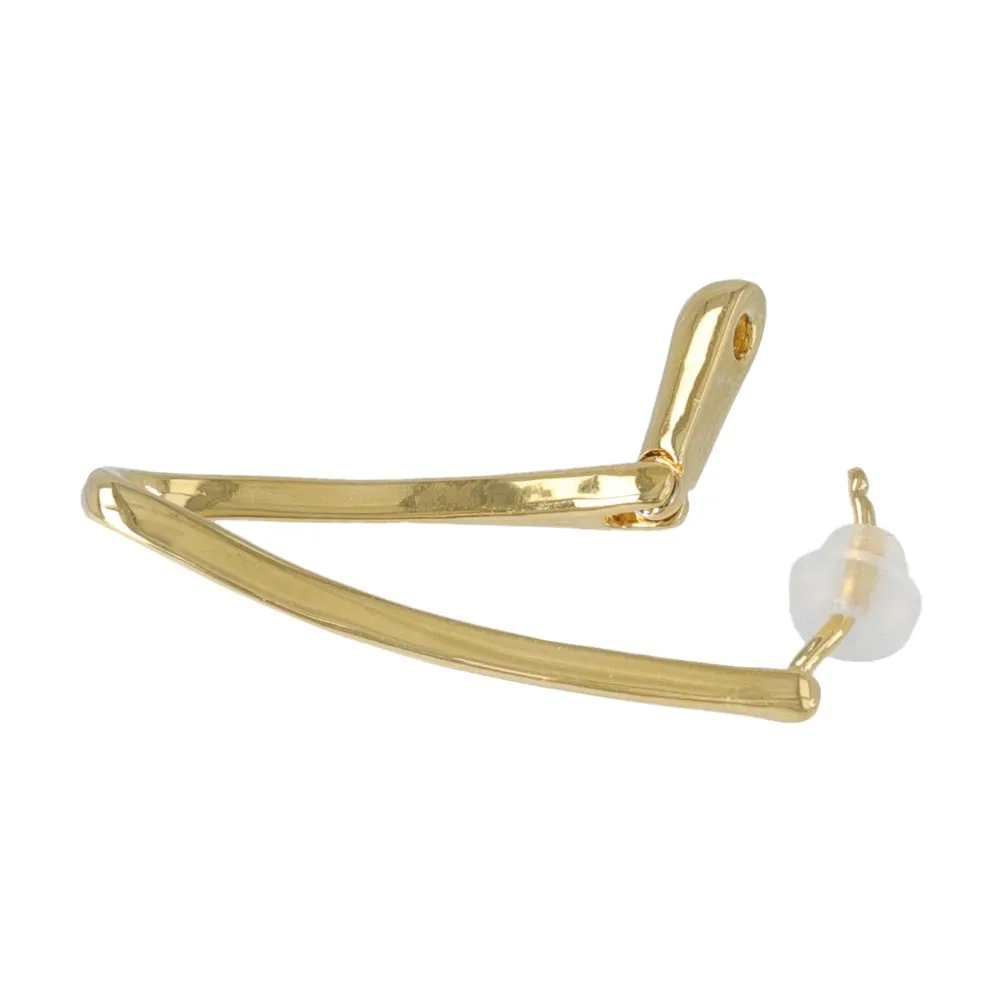Polished Square Hoop Earrings