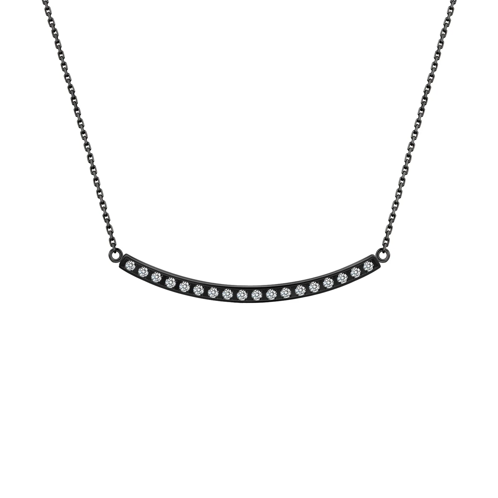 PT324G B.Tiff Gold Mini "Smile" Adjustable Pendant Necklace