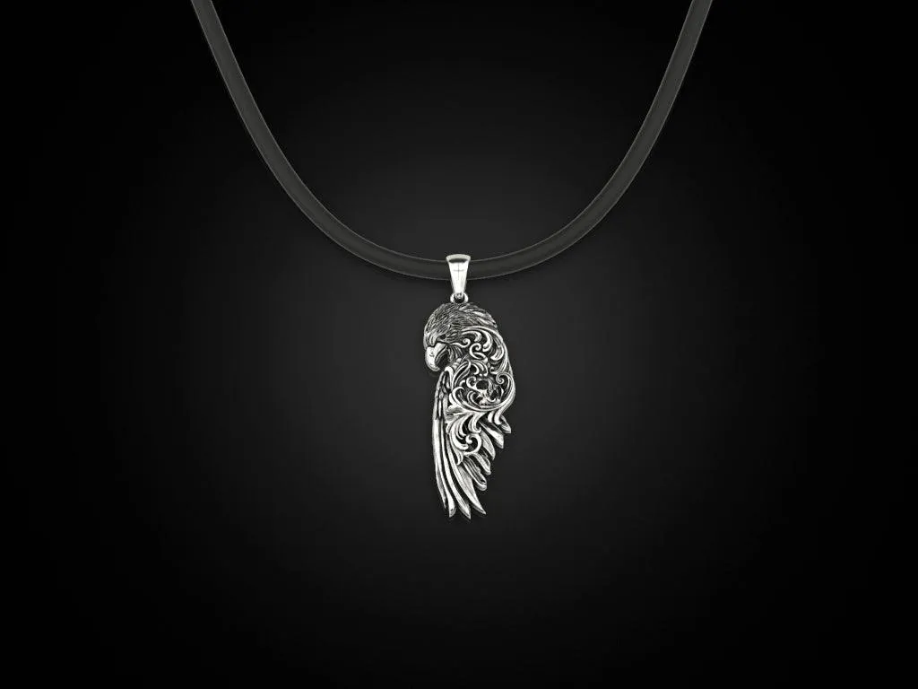 Raven Wing Pendant