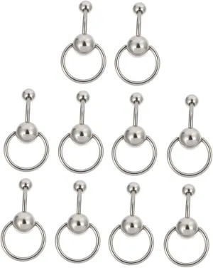 Ring Navel Navel Button Women for Titanium Piercing Jewelry Navel Rings Titanium Belly Piercing Belly