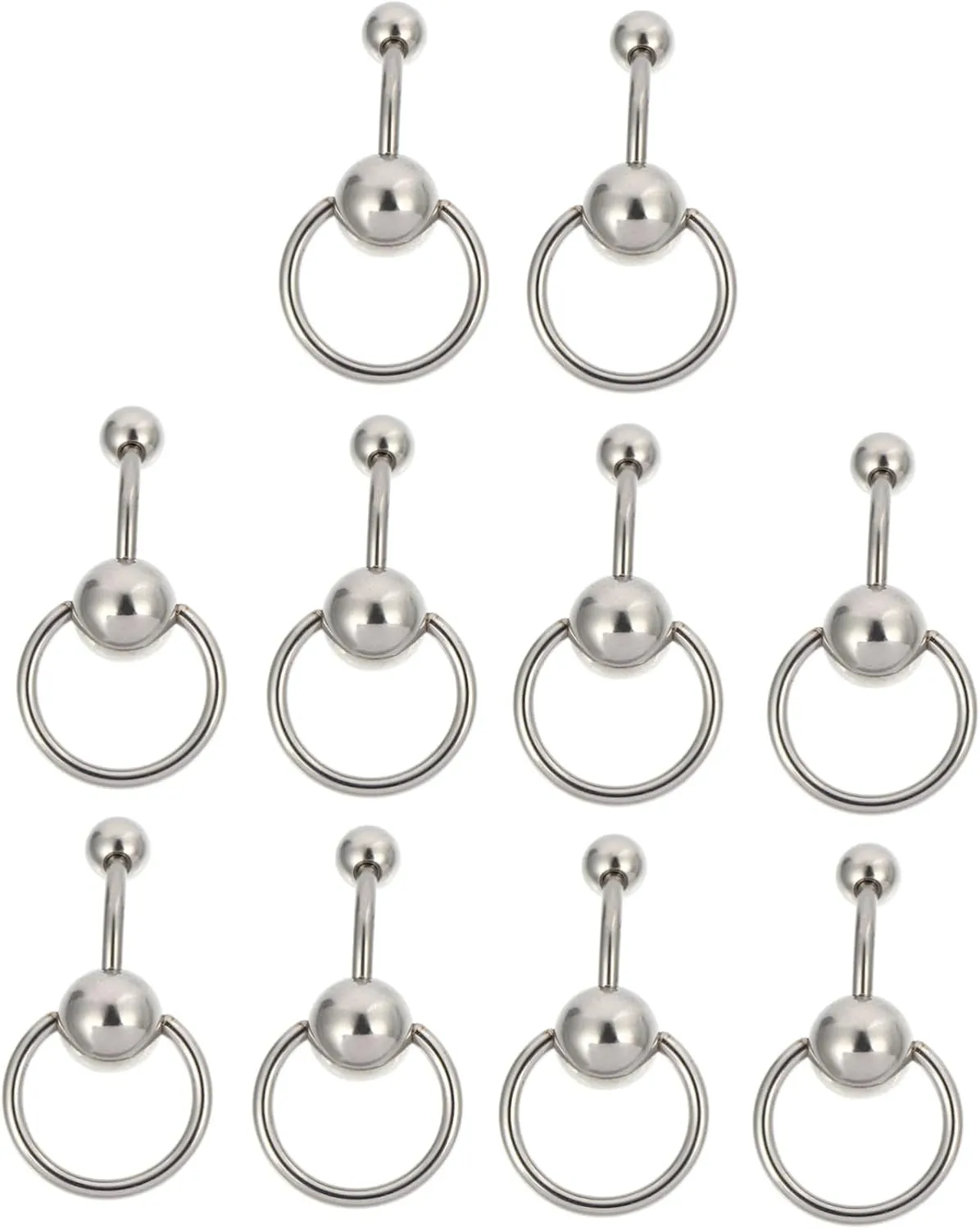 Ring Navel Navel Button Women for Titanium Piercing Jewelry Navel Rings Titanium Belly Piercing Belly