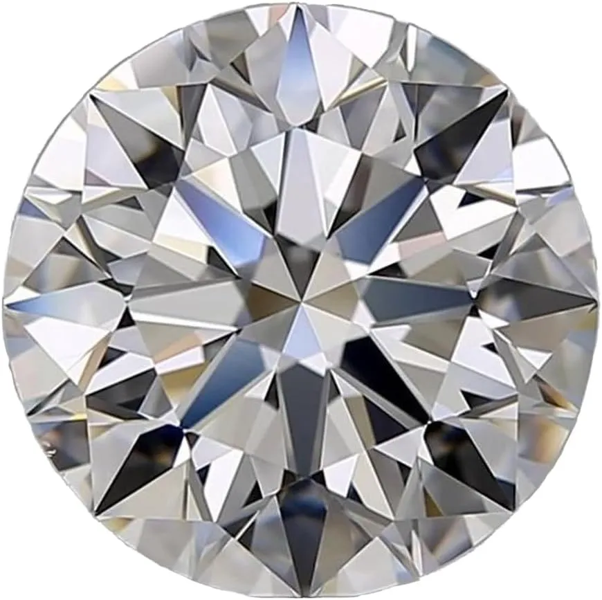 Roy Rose Jewelry Round Brilliant Lab Grown Loose Diamond | VVS2, VS2, VVS1, VS1 Clarity, Excellent Cut, Timeless Sparkle, Clear Radiant Shine, Beauty Stones | D-E-F-G-H Color | 0.75-Carat to 4-Carat