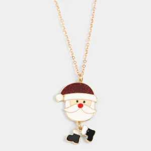 Santa Necklace - Gold