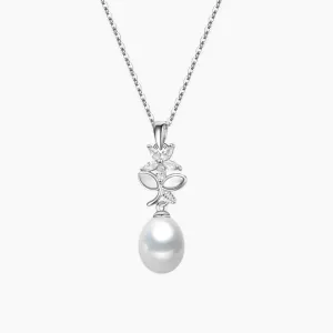 Sara Pearl Pendant  in 925 Sterling Silver | Irosk ®
