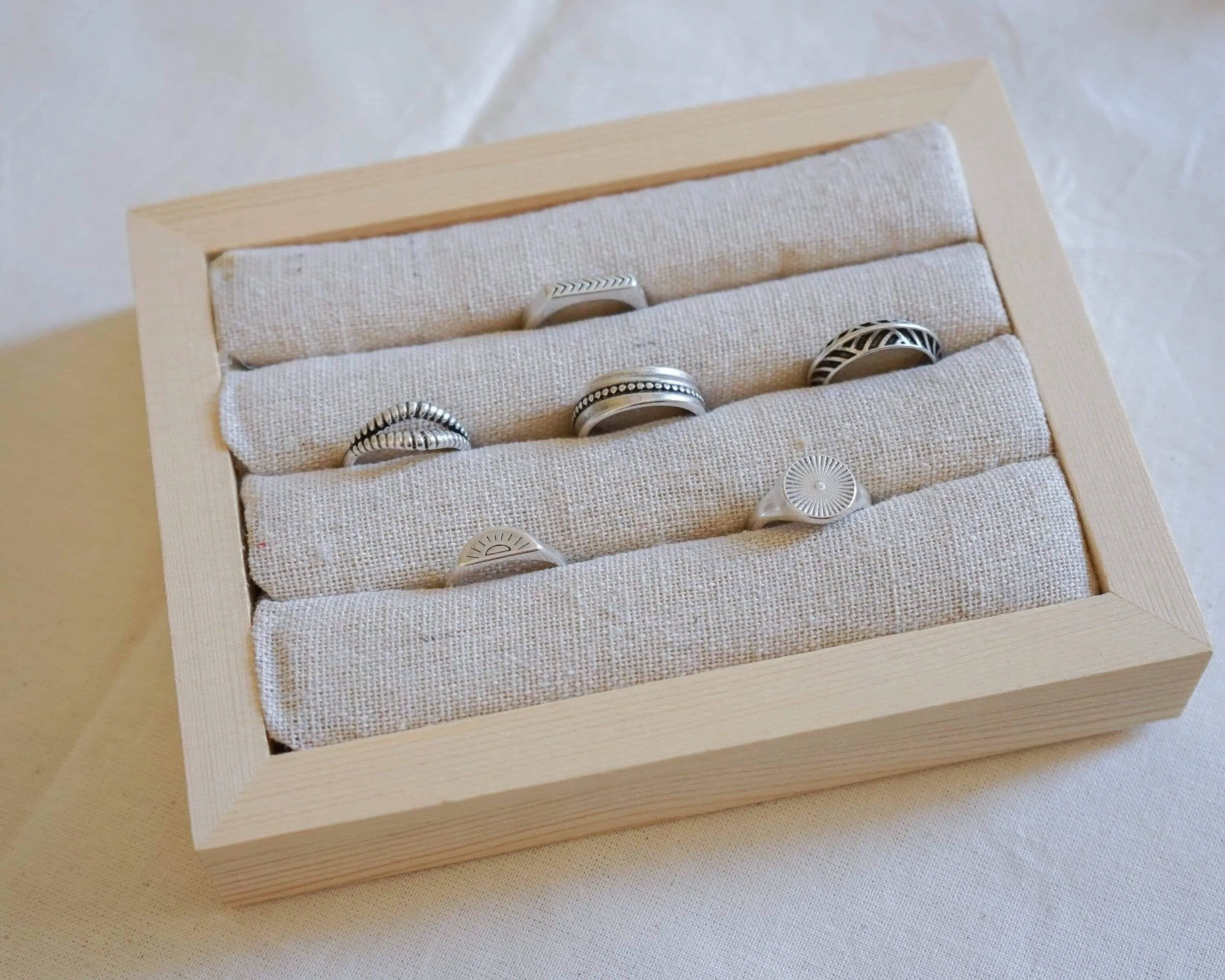 Silver Rising Sun Ring