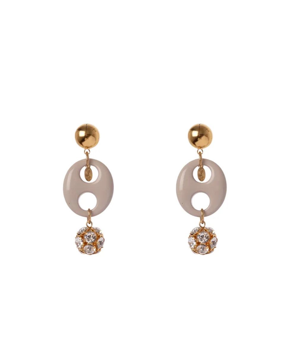 SODINI KAAMOS EARRINGS IN NUDE