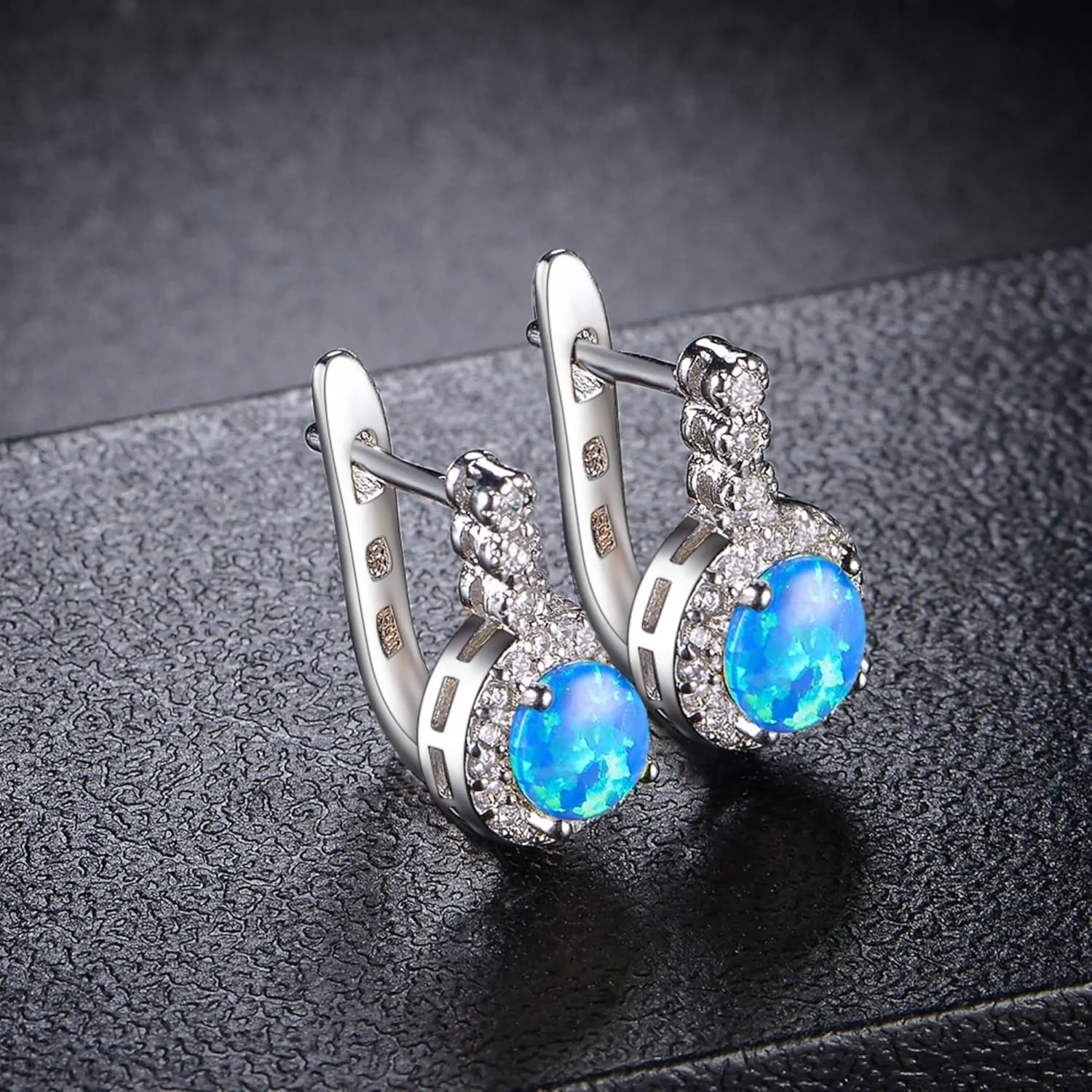 Square Princess Cut Cubic Zirconia Drop Dangle Earrings for Women Yellow Crystal Earrings 14K Gold Plated Statement Earrings Jewelry