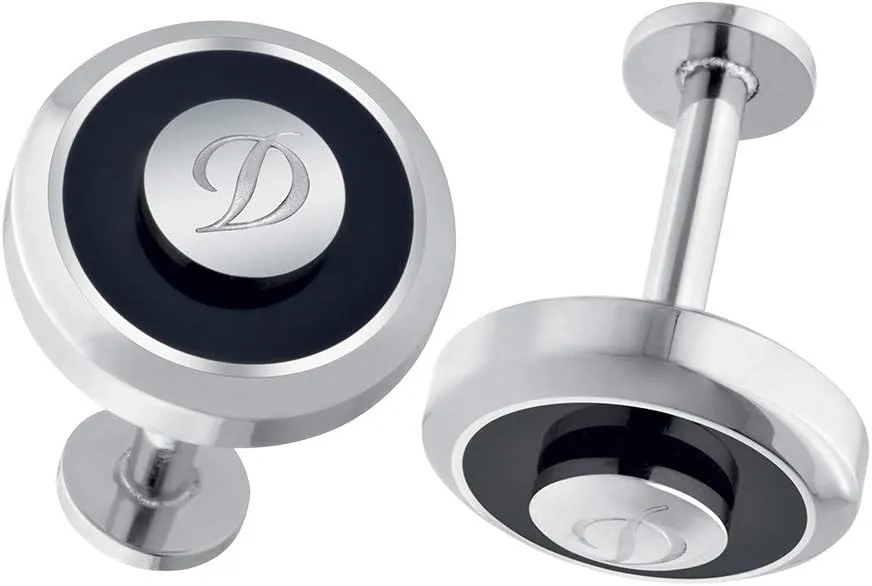 S.T. Dupont Jeton Reversible Cufflinks - Black