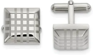 Stainless Steel Polished Cufflinks