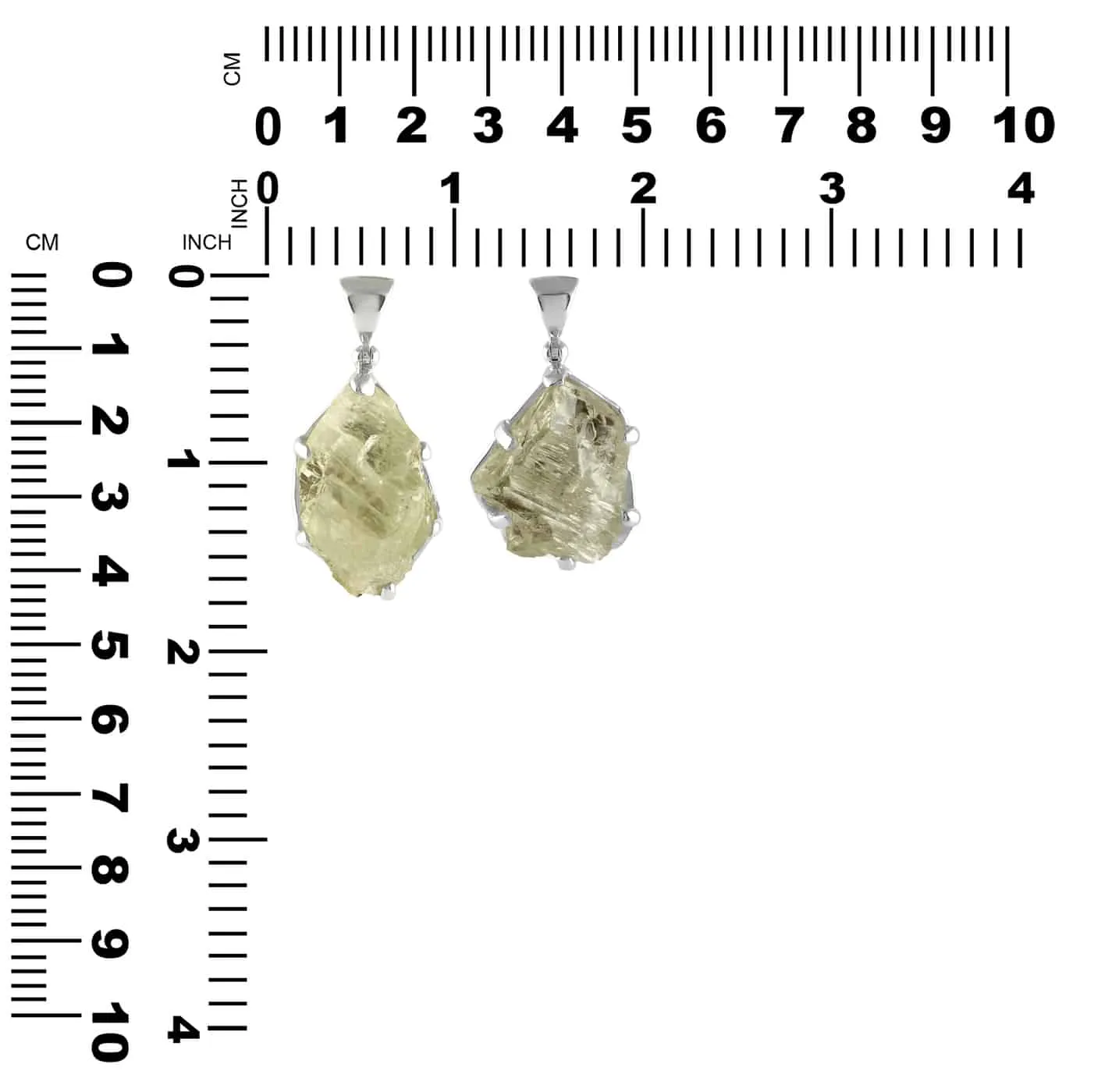 Starborn Hiddenite Crystal Pendant in Sterling Silver - 30-50ct stone