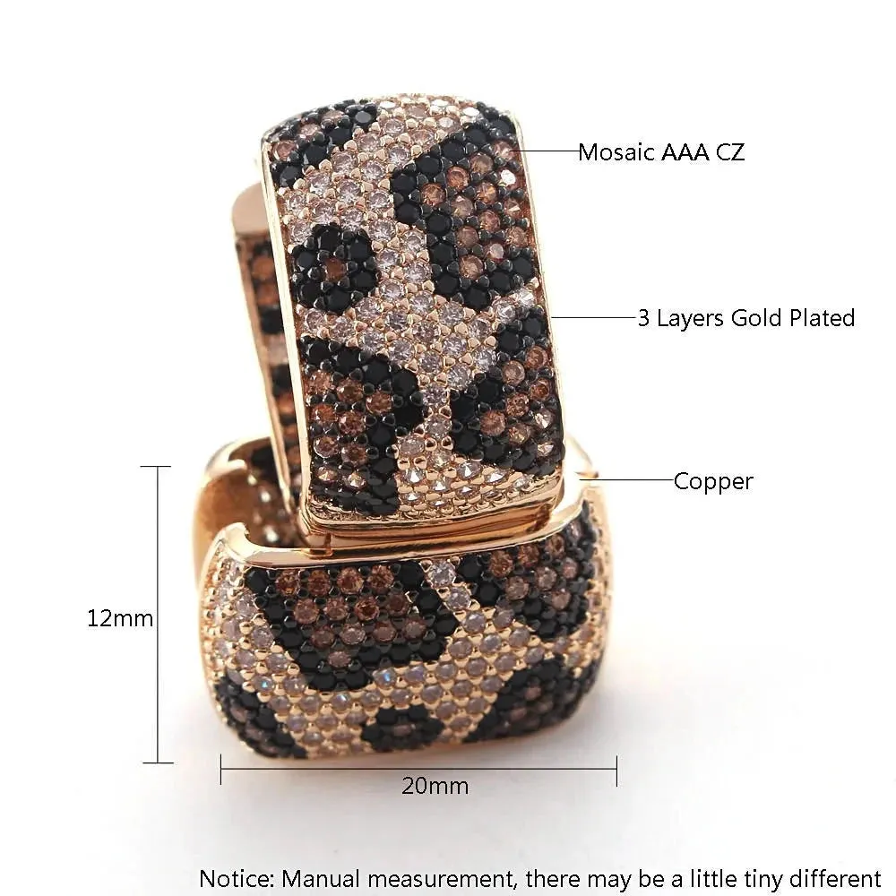 TEEK - Leopard Hoop Earrings