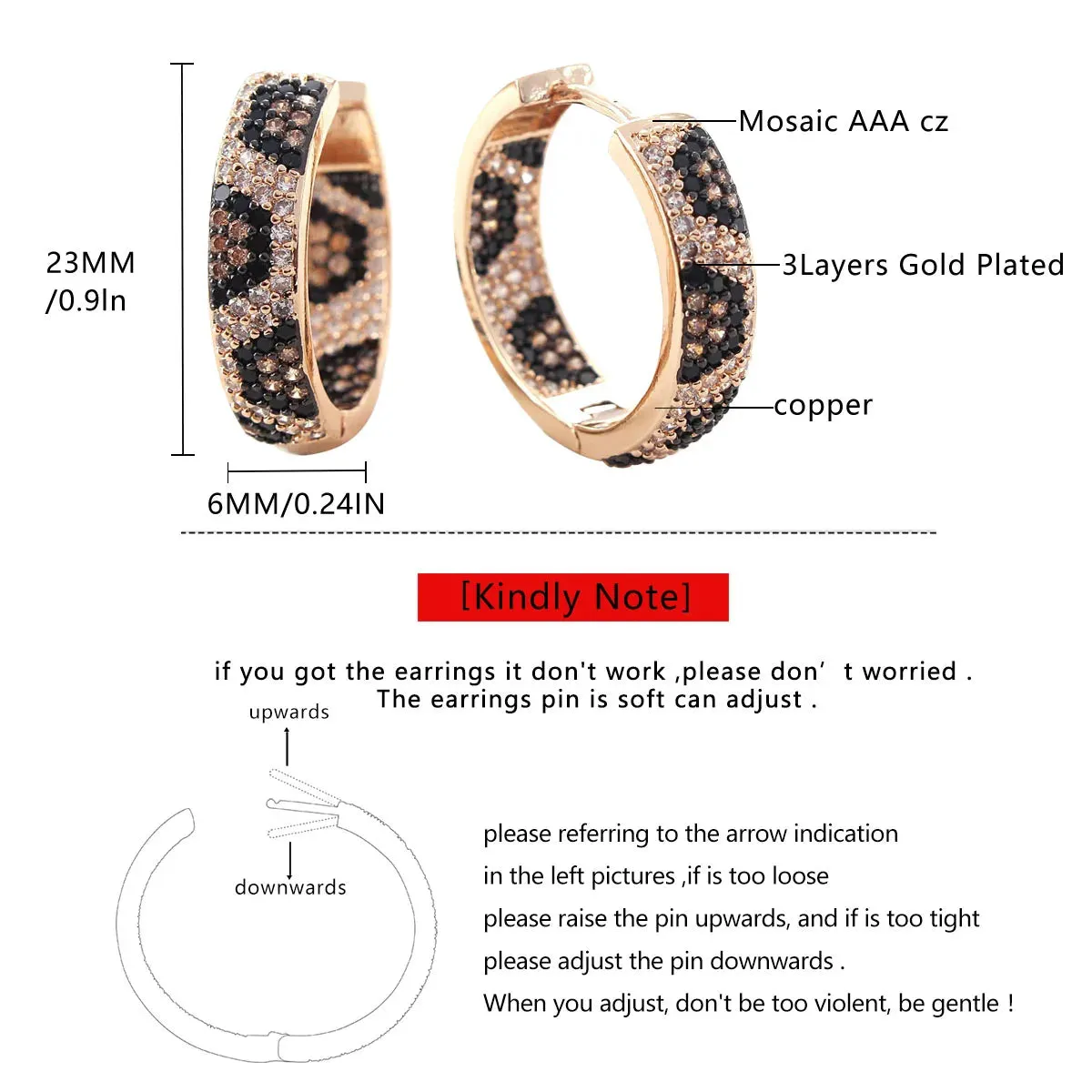 TEEK - Leopard Hoop Earrings