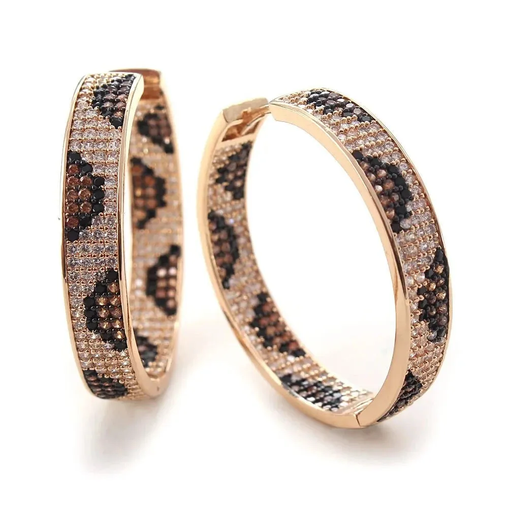 TEEK - Leopard Hoop Earrings