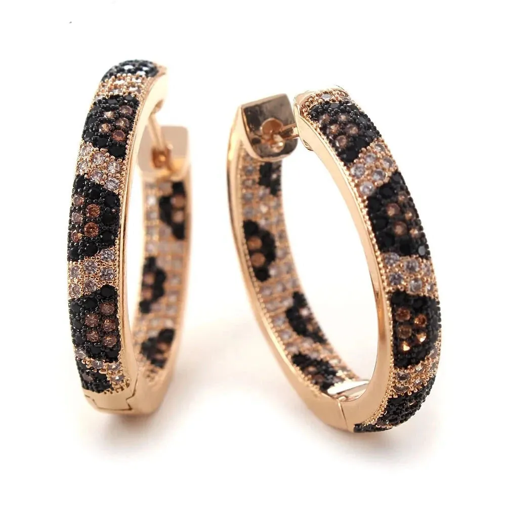 TEEK - Leopard Hoop Earrings