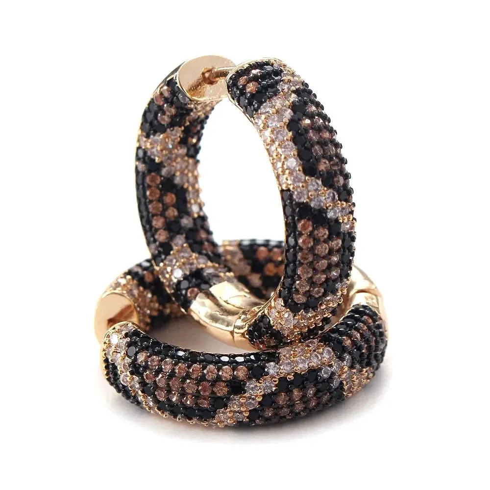 TEEK - Leopard Hoop Earrings