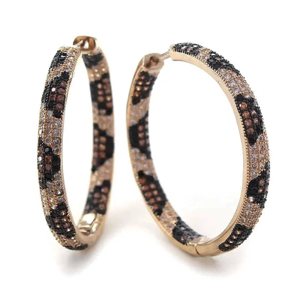 TEEK - Leopard Hoop Earrings