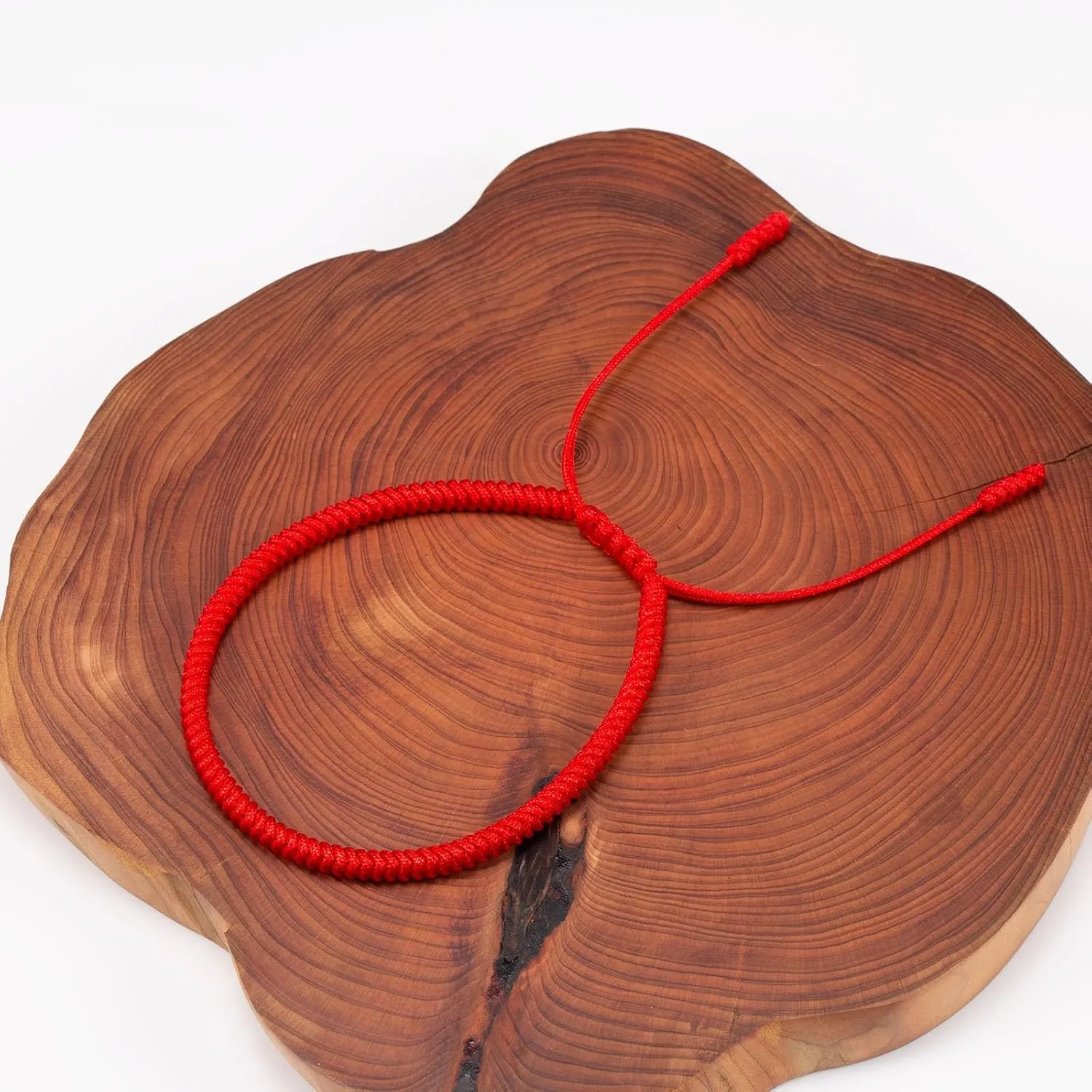 Tibetan Lucky Red String Woven Bracelet for Protection Men Women Good Luck Red Thread Bracelet Handmade Knots Red Black Cord Rope Bracelet Adjustable
