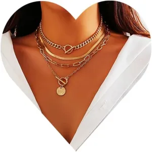 Trendy Charm Necklace Coin Necklace Baroque Pearl Necklace 1514202465