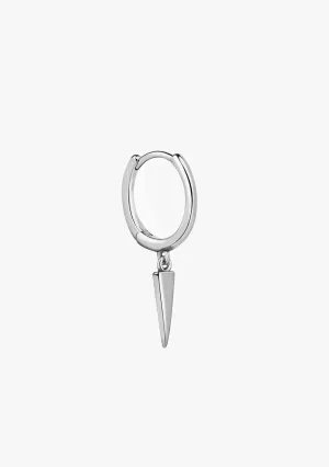 Tribal Hoop Piercing Silver